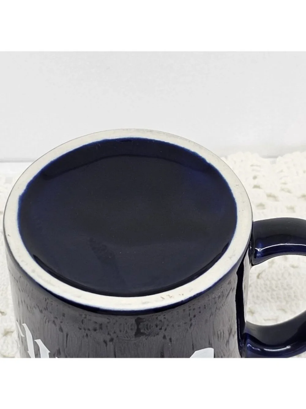 San diego Union Tribune Dark Blue Coffee Mug 3.75” Height